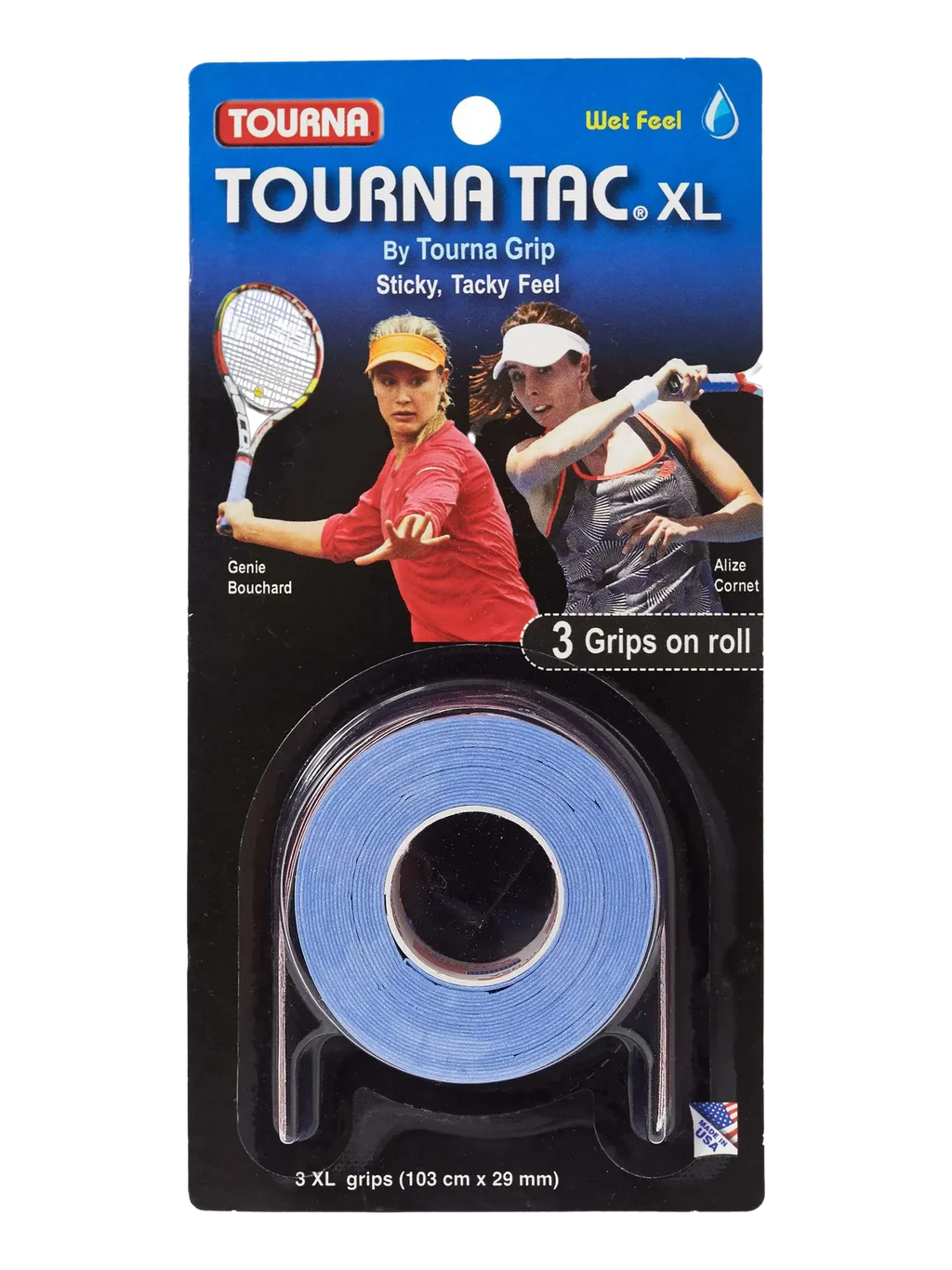 Tourna Tac XL Blue (3 Pack)