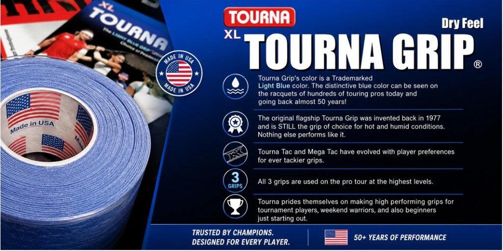 XL Tourna Grip Dry Feel — product info
